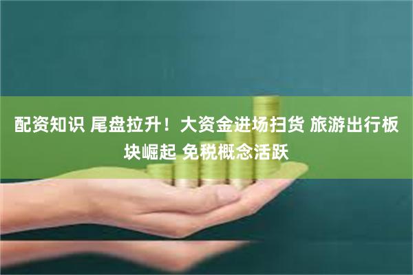 配资知识 尾盘拉升！大资金进场扫货 旅游出行板块崛起 免税概念活跃